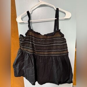 Old Navy Black and Brown Camisole